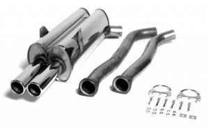 BMW E36 M3 sportowy układ wydechowy CATBACK 2x70mm TA TECHNIX