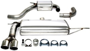 VW SCIROCCO III (137, 138) sportowy układ wydechowy CATBACK 2x80mm TA TECHNIX