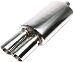 Sportowy tłumik uniwersalny  2x76mm TA TECHNIX