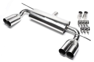 AUDI A3 8P sportowy tłumik 2x76mm L+P TA TECHNIX