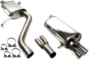 AUDI S6 C4 QUATTRO sportowy układ wydechowy CATBACK sportowy układ wydechowy CATBACK 2x70mm TA TECHNIX