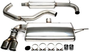 VW GOLF VII 1.2+1.4TSI sportowy układ wydechowy CATBACK 2x80mm TA TECHNIX