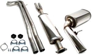 VOLVO XC70 CROSS COUNTRY sportowy układ wydechowy CATBACK 1x100mm TA TECHNIX