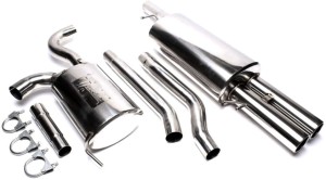 VW PASSAT B5 (3B2, 3B5) sportowy układ wydechowy CATBACK 2x76mm TA TECHNIX