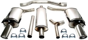 SAAB 9-3 (YS3F, E79, D79, D75) sportowy układ wydechowy CATBACK 1x100mm TA TECHNIX