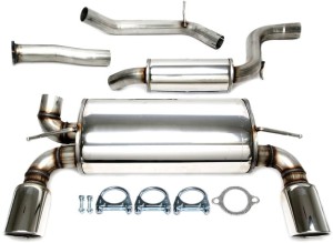 VOLVO C30 (533) T5 sportowy układ wydechowy CATBACK 1x100mm TA TECHNIX