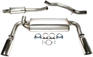 VOLVO S40 II (544) T5 AWD sportowy układ wydechowy CATBACK 1x100mm TA TECHNIX