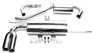 AUDI A3 (8P1) sportowy układ wydechowy CATBACK 2x76mm TA TECHNIX