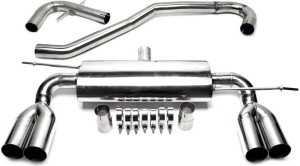 VW GOLF V (1K1) sportowy układ wydechowy CATBACK 2x76mm TA TECHNIX