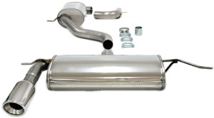 VW GOLF VI (5K1) sportowy układ wydechowy CATBACK 1x100mm TA TECHNIX