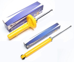 VW GOLF MK4 amortyzatory sportowe komplet TA TECHNIX