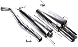 OPEL VECTRA B (J96) sportowy układ wydechowy CATBACK 2x76mm TA TECHNIX