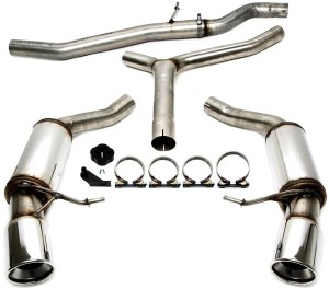 AUDI A5 kabriolet (8F7) 3.0 TDI QUATTRO sportowy układ wydechowy CATBACK 1x100mm TA TECHNIX