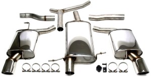 AUDI A4 B8 Avant (8K5) 1.8 / 2.0TFSI sportowy układ wydechowy CATBACK 2x100mm TA TECHNIX