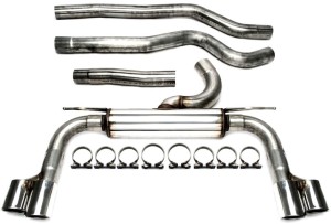 BMW 3 Touring (F31) sportowy układ wydechowy CATBACK 2x80mm TA TECHNIX