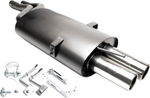 BMW 3 (E46) 6Cyl. sportowy tłumik 2x76mm TA TECHNIX