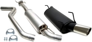SAAB 9-5 Turbo YS3E sportowy układ wydechowy CATBACK 1x90x120mm TA TECHNIX