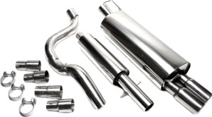 SEAT LEON I (1M1) sportowy układ wydechowy CATBACK 2x76mm TA TECHNIX