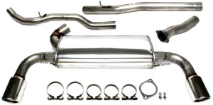 VOLVO S60 II (134) T3/T4/T5 sportowy układ wydechowy CATBACK 2x100mm TA TECHNIX