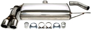 AUDI A3 (8P1) sportowy tłumik 2x80mm TA TECHNIX