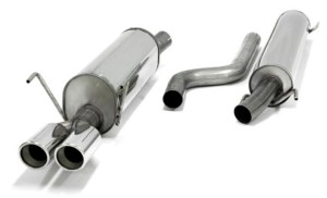 OPEL ASTRA G CARAVAN sportowy układ wydechowy CATBACK 2x80mm TA TECHNIX