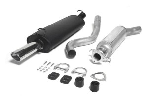 OPEL VECTRA A sportowy układ wydechowy CATBACK 70x90mm TA TECHNIX